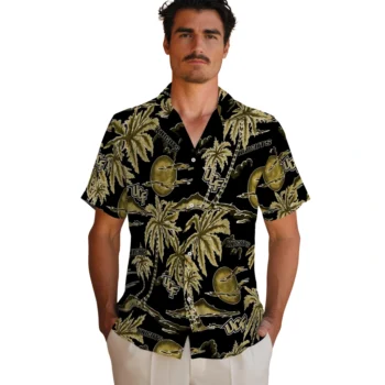 ucf knights palm sunset hawaiian shirts fashion forward