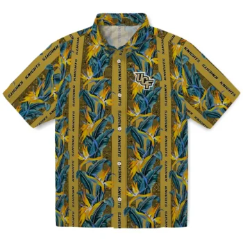 ucf knights paradise vines gold hawaiian shirts best selling