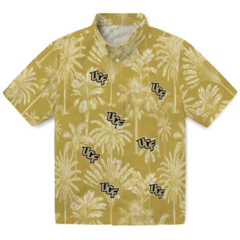 ucf knights palm shadows gold hawaiian shirts best selling