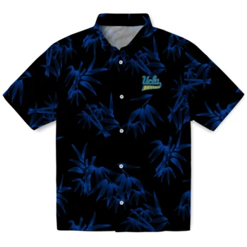ucla bruins bamboo branches blue black hawaiian shirts best selling