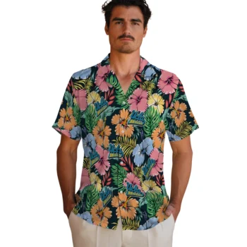ucla bruins brilliant hibiscus garden hawaiian shirts fashion forward