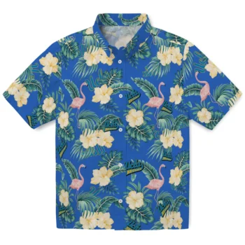 ucla bruins flamingo palms blue hawaiian shirts best selling