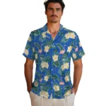 UCLA Bruins Hawaiian Shirt – Flamingo and Hibiscus