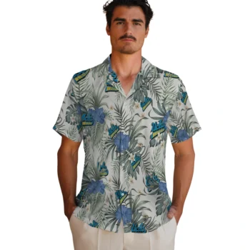 ucla bruins hibiscus designs beige hawaiian shirts fashion forward
