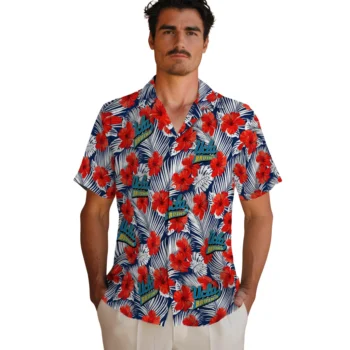 ucla bruins hibiscus fiesta red royal blue hawaiian shirts fashion forward