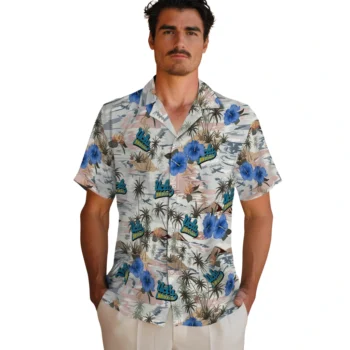 ucla bruins hibiscus seaside white hawaiian shirts fashion forward