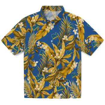 ucla bruins palm leaves blue hawaiian shirts best selling