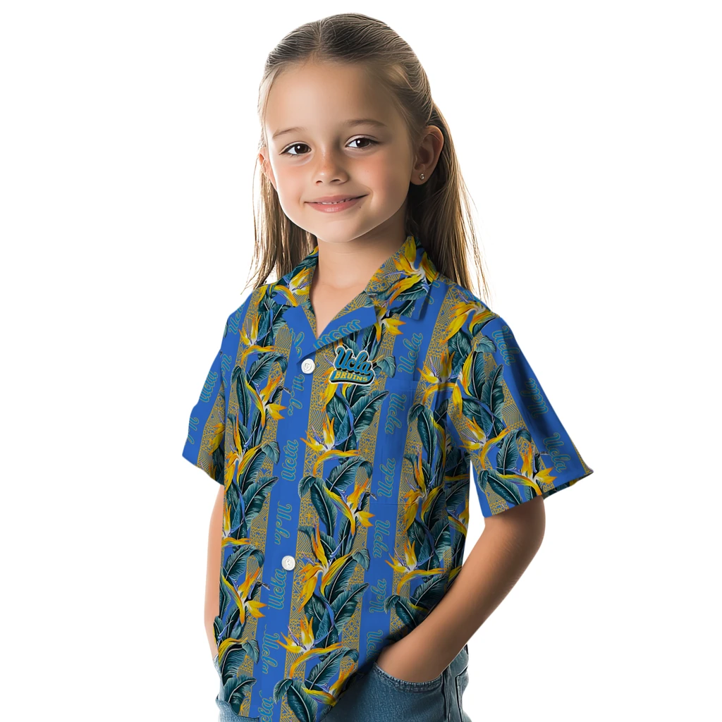 UCLA Bruins Hawaiian Shirt - Paradise Vines ucla bruins paradise vines blue hawaiian shirts premium grade