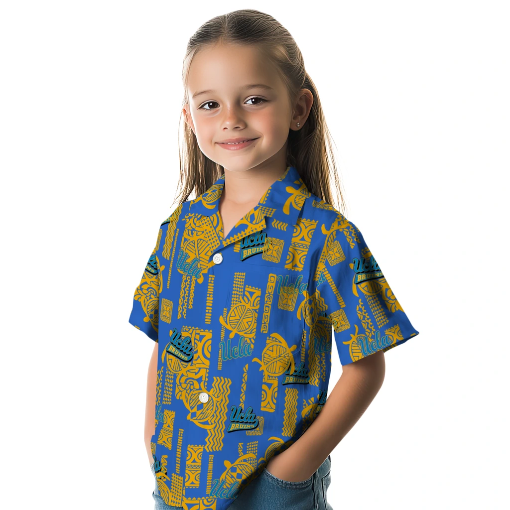 UCLA Bruins Hawaiian Shirt - Turtle Lines ucla bruins turtle lines blue hawaiian shirts premium grade