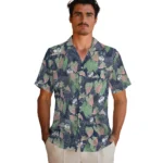 UConn Huskies Hawaiian Shirt – Anthurium Overlay