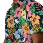 UConn Huskies Hawaiian Shirt – Brilliant Hibiscus Garden