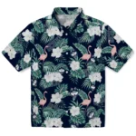 UConn Huskies Hawaiian Shirt – Flamingo and Hibiscus