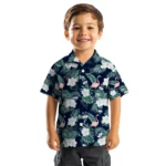 UConn Huskies Hawaiian Shirt – Flamingo and Hibiscus