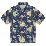 UConn Huskies Hawaiian Shirt – Flamingo Hibiscus