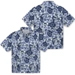 UConn Huskies Hawaiian Shirt – Hibiscus Blooms