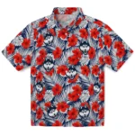 UConn Huskies Hawaiian Shirt – Hibiscus Fiesta