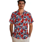 UConn Huskies Hawaiian Shirt – Hibiscus Fiesta