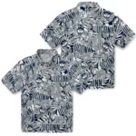 UConn Huskies Hawaiian Shirt – Hibiscus Overlay