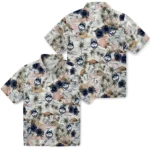 UConn Huskies Hawaiian Shirt – Hibiscus Seaside