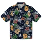 UConn Huskies Hawaiian Shirt – Hibiscus Tiki Jungle