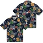 UConn Huskies Hawaiian Shirt – Hibiscus Tiki Jungle
