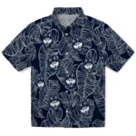 UConn Huskies Hawaiian Shirt – Leaf Outline