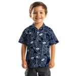UConn Huskies Hawaiian Shirt – Leaf Outline