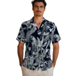 UConn Huskies Hawaiian Shirt – Palm Leaves