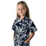 UConn Huskies Hawaiian Shirt – Palm Leaves