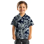 UConn Huskies Hawaiian Shirt – Palm Leaves