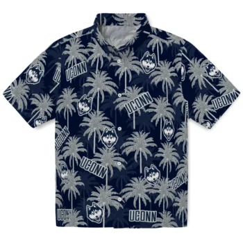 uconn huskies palm grove blue hawaiian shirts best selling