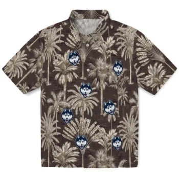 uconn huskies palm shadows blue hawaiian shirts best selling