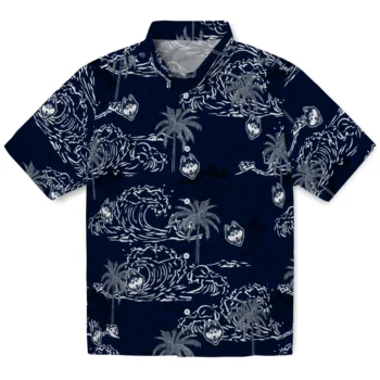 uconn huskies wave palm blue hawaiian shirts best selling