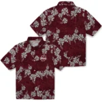 UMass Minutemen Hawaiian Shirt – 50th State Flower