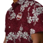 UMass Minutemen Hawaiian Shirt – 50th State Flower