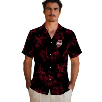 umass minutemen bamboo branches red black hawaiian shirts fashion forward