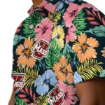 UMass Minutemen Hawaiian Shirt – Brilliant Hibiscus Garden