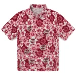 UMass Minutemen Hawaiian Shirt – Hibiscus Blooms