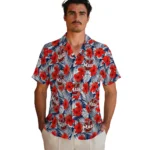UMass Minutemen Hawaiian Shirt – Hibiscus Fiesta