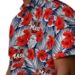 UMass Minutemen Hawaiian Shirt – Hibiscus Fiesta