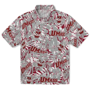umass minutemen hibiscus overlay hawaiian shirts best selling