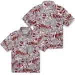 UMass Minutemen Hawaiian Shirt – Hibiscus Overlay