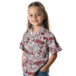 UMass Minutemen Hawaiian Shirt – Hibiscus Overlay