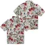UMass Minutemen Hawaiian Shirt – Hibiscus Seaside
