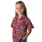 UMass Minutemen Hawaiian Shirt – Leaf Outline