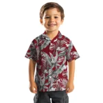 UMass Minutemen Hawaiian Shirt – Palm Leaves