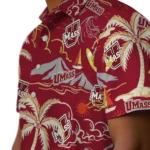 UMass Minutemen Hawaiian Shirt – Palm Tree Island