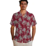 UMass Minutemen Hawaiian Shirt – Palm Tree Motif