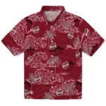 UMass Minutemen Hawaiian Shirt – Wave Palm