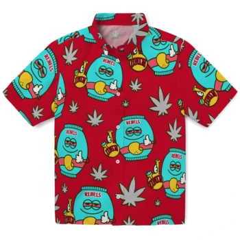 unlv rebels bong smile red hawaiian shirts best selling